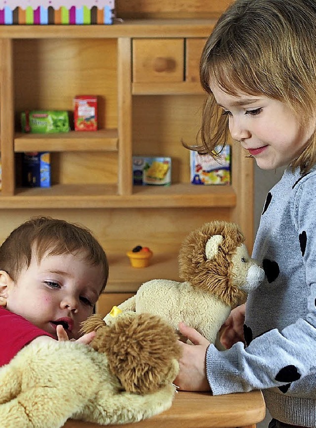 Auch weil der Bedarf an Kinderbetreuun...ist nur noch ber die SBG angebunden.   | Foto: Donner/Steckmeister/SBG