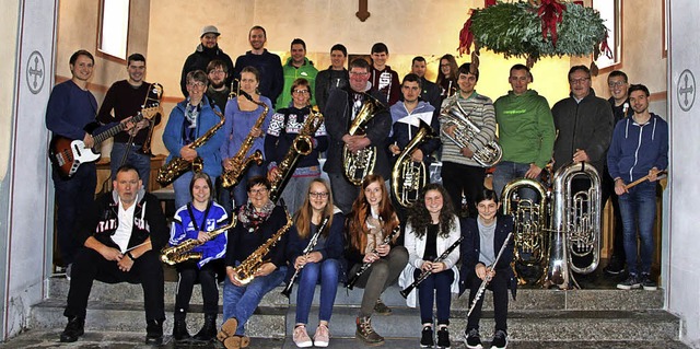 Das Jahreskonzert des Musikvereins Har...er St. Galluskirche in Mauchen statt.   | Foto: Korhummel