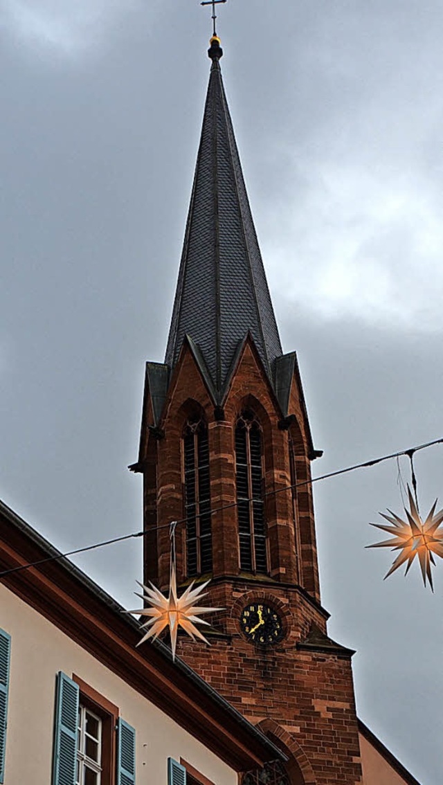 Die Stadtkirche heute...  | Foto: Walser