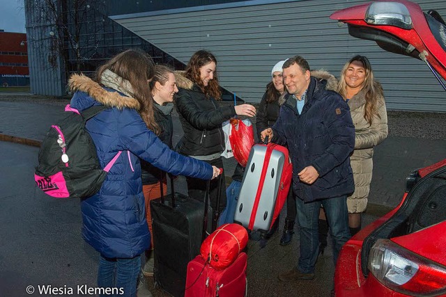 Am 28. Dezember werden 16000 jugendlic...nehmer von ihren Gastgebern empfangen.  | Foto: Wiesia Klemens