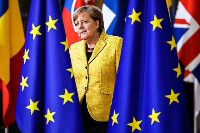 Willkommen im Merkel-Orbit!  | Foto: AFP