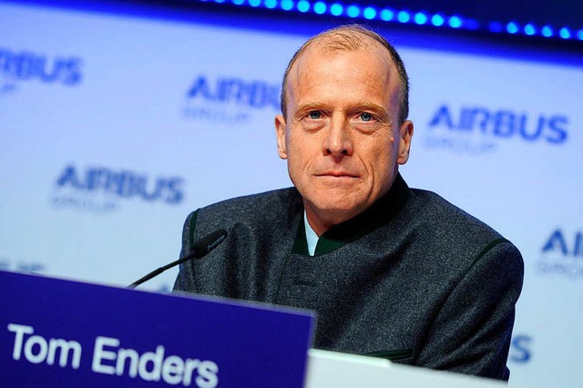 Airbus-Chef Tom Enders tritt 2019 ab.  | Foto: dpa