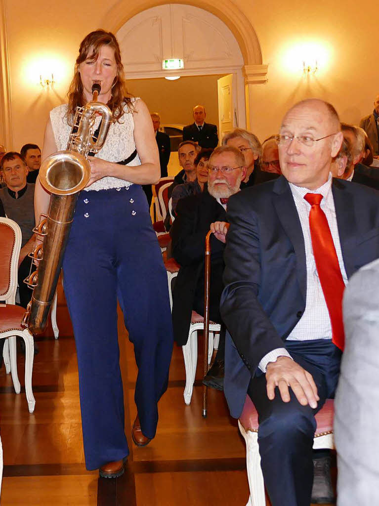 Feierstunde zur Verabschiedung von Jrgen Glocker im Schloss Bonndorf.