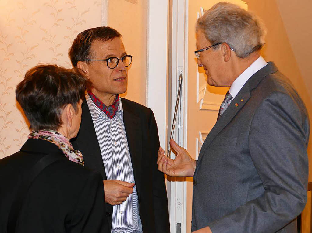 Feierstunde zur Verabschiedung von Jrgen Glocker im Schloss Bonndorf.