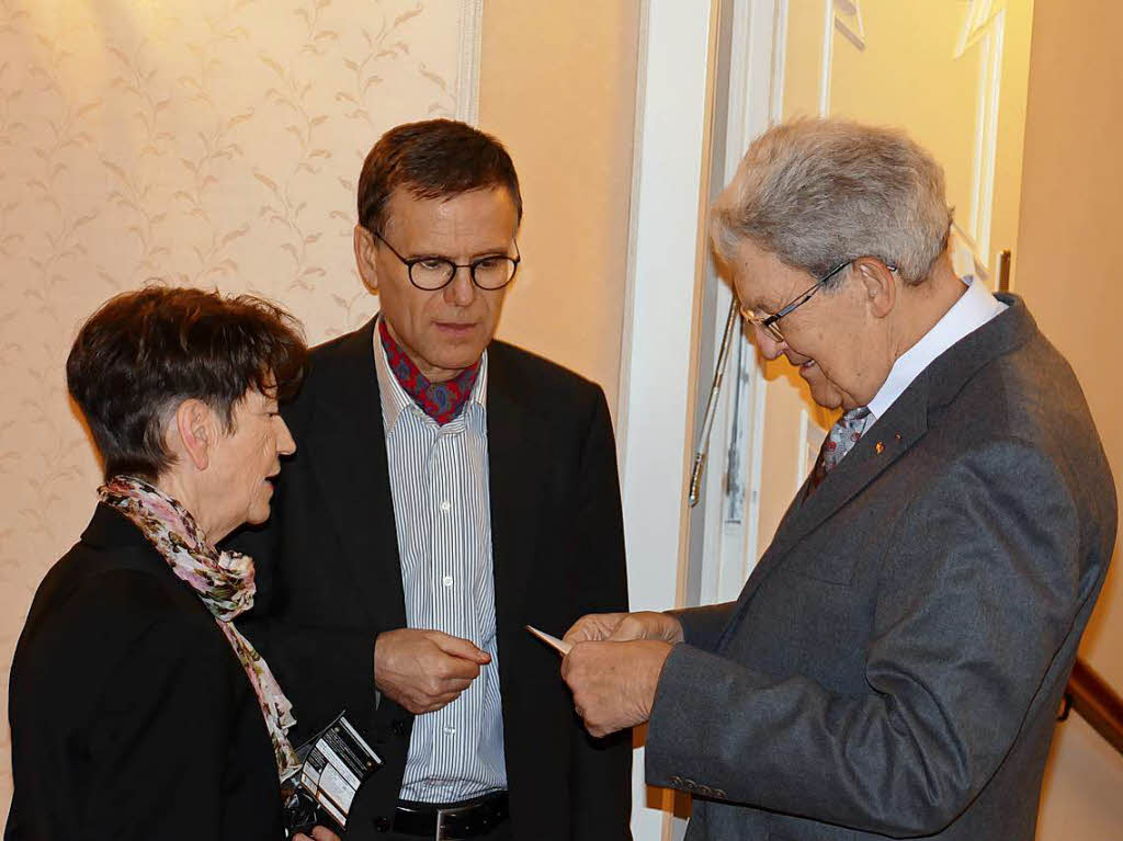 Feierstunde zur Verabschiedung von Jrgen Glocker im Schloss Bonndorf.