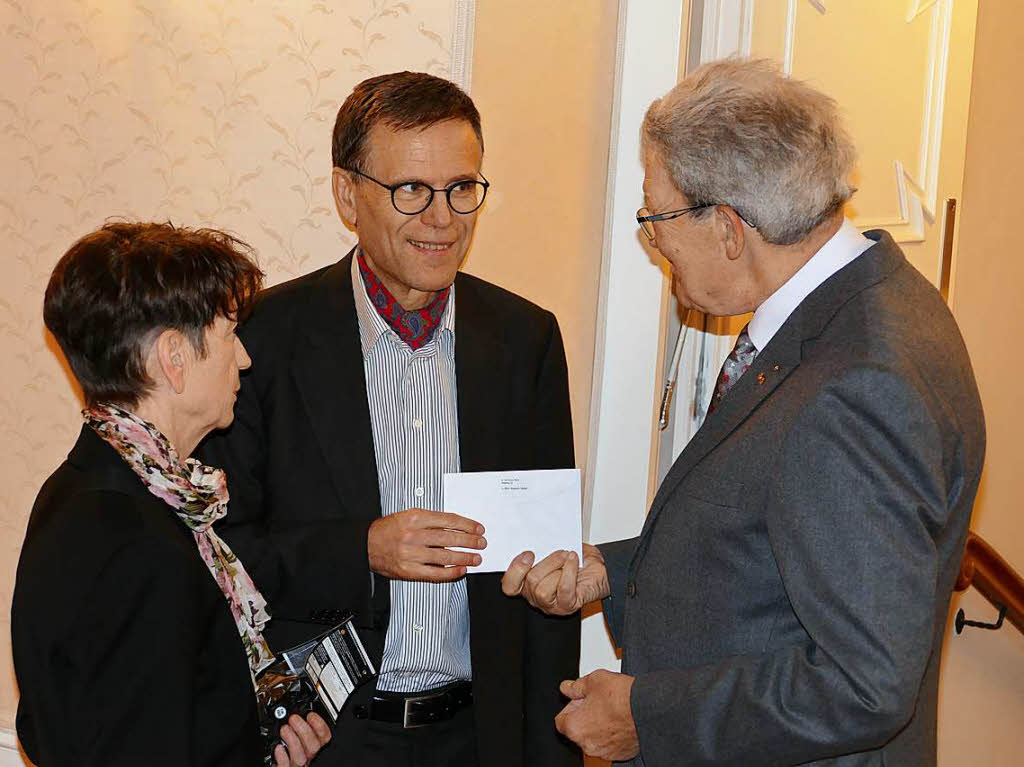 Feierstunde zur Verabschiedung von Jrgen Glocker im Schloss Bonndorf.