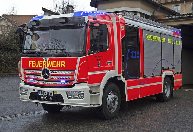 Vielseitig einsetzbar wird das neue LF...Mllheimer Feuerwehr zuerst ausrcken.  | Foto: Volker Mnch