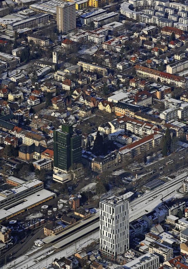Lrrach ist eine dynamische Stadt. Der...die Entwicklung rasant bleiben wird.    | Foto: Erich Meyer