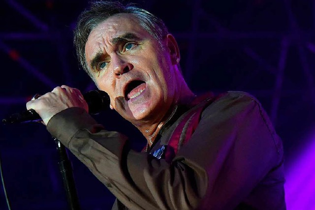 Morrissey 2014 bei einem Konzert in Rom  | Foto: dpa