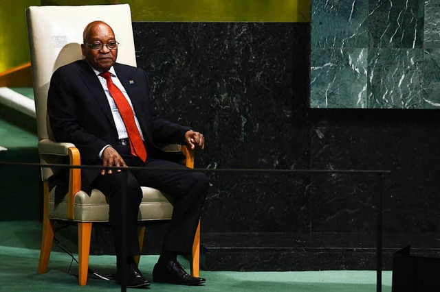 Umstritten: Staatschef Jacob Zuma  | Foto: AFP