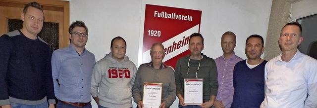 Ehrungen und neue Vorstandsmitglieder ...aiser, Murat Kaplan und  Thomas Hirsch  | Foto: Dieter Fink