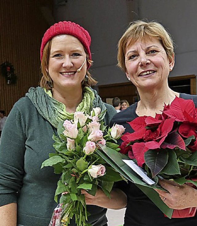 Anita Horlemann (rechts) und  Sandra Talmon-Gros   | Foto: Privat