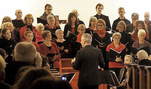 Der Chor der Musikschule Nrdlicher Breisgau  | Foto: Johannes Sonnenberg