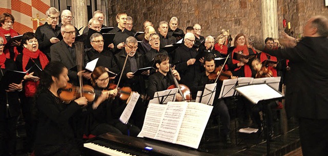 Die Chorgemeinschaft Bad Sckingen, da...et wurde das Konzert von Markus S.    | Foto: Maria Schlageter