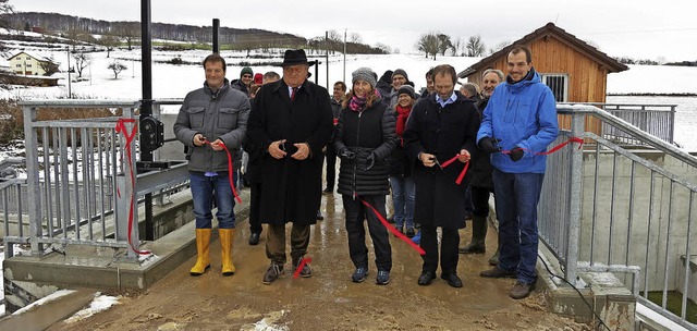 bergabe Hochwasserrckhaltebecken Kreuzmatt Schliengen  | Foto: Michael Behrendt