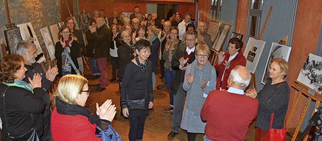 Die Winterausstellung des Vereins Bildende Kunst zog zahlreiche Besucher an.   | Foto: Barbara Ruda