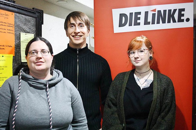 Leiten den neuen Linken-Ortsverband We...adine Pittorf (Beisitzerin, von links)  | Foto: Elisabeth Weniger
