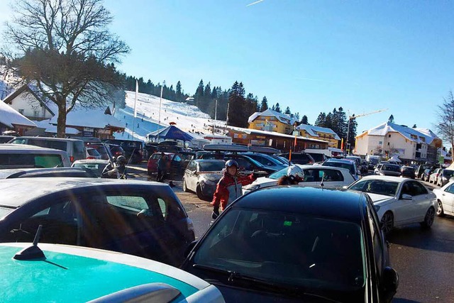 Parksituation auf dem Feldberg  | Foto: Archivbild Januar 2017: Martin Ganz