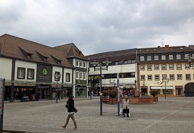 So sieht es jetzt aus &#8211; der alte Kaufhausbau prgt einen Teil des Platzes.  | Foto: Michelgroup GmbH