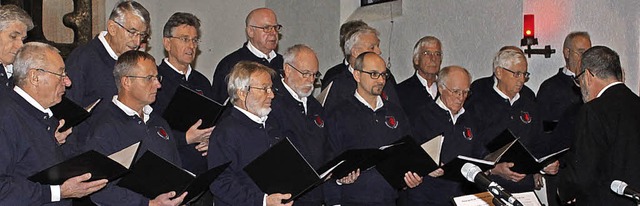 Sowohl der Mnnerchor Bannholz als auc...eil dieses erlesenen Benefizkonzerts.   | Foto: Cornelia Liebwein