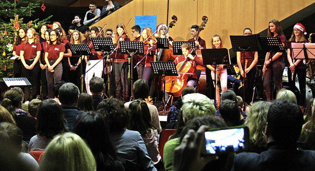 Homogene Einheit: Das OGW unterhlt me...Orchester, die gemeinsam musizierten.   | Foto: Weniger