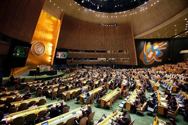 UN-Vollversammlung stimmt für Resolution zu Jerusalem