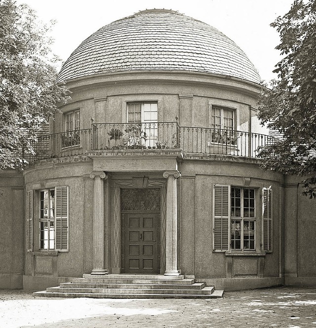 Die 1915  errichtete Ausstellungshalle des Kunstvereins auf dem Friedrichring  | Foto: Stadtarchiv