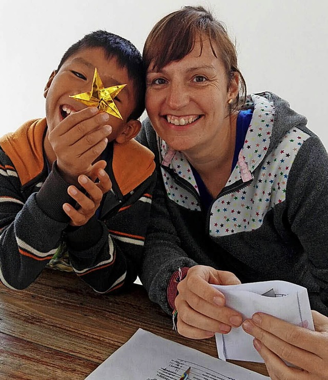 Marion Nobst arbeitet in Peru in einem...ber teilweise ganz anders als daheim.   | Foto: zvg