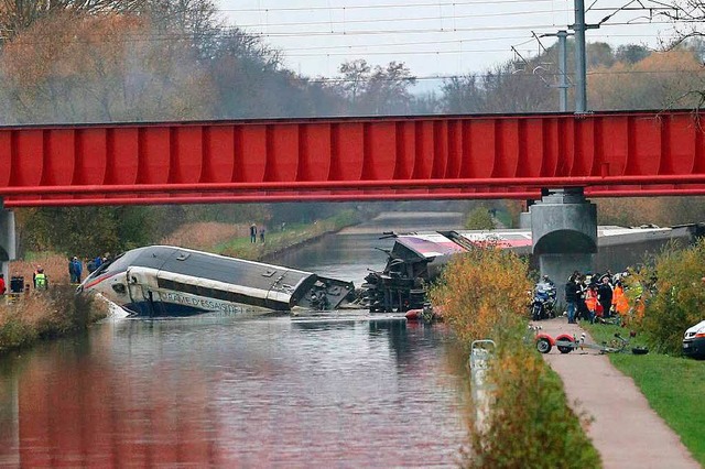 In den Rhein-Marne-Kanal strzte der TGV 2015.   | Foto: dpa