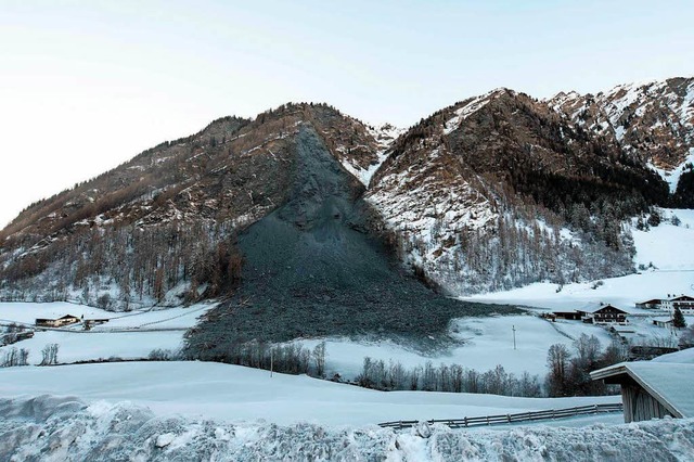 Der Felssturz in Vals  | Foto: dpa