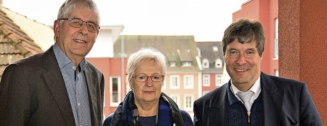 Peter Zimmermann (links) und Christian...pende, die Ulrich Kleine berbrachte.   | Foto: pr