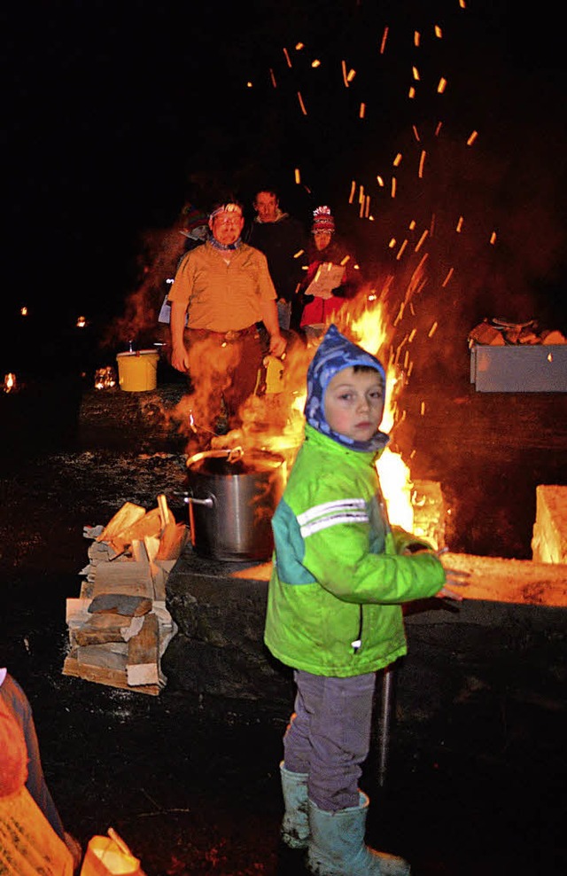 Rund 70 Kinder und Erwachsene waren be... Teninger Allmend mit von der Partie.   | Foto: Dieter Erggelet