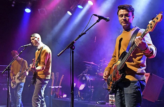 Ein wenig an die Beates erinnerte die ...zkonzert im Schlachthof erffnet hat.   | Foto: Wolfgang Knstle