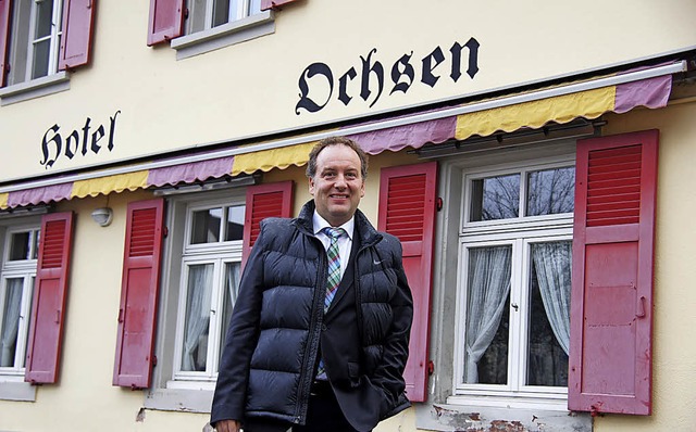 Neuer Besitzer: Christoph Roduner hat ...iegenschaft in Schweizer Rheinfelden.   | Foto: Valentin Zumsteg