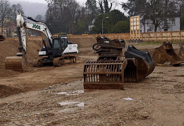 Brombachs grte Baustelle: Hier entst...und ist die Villa Schpflin zu sehen.   | Foto: Paul Schleer