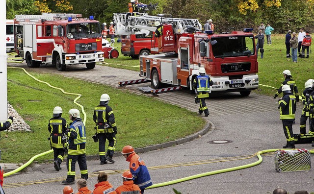 Personell ist die Freiwillige Feuerwehr Waldkirch gut aufgestellt.   | Foto: Gabriele Zahn