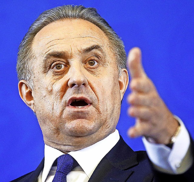 Ein feuriger Redner: Witali Mutko   | Foto: dpa