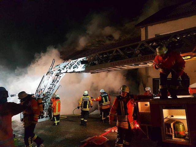 Brand in Unadingen.  | Foto: Kamera24