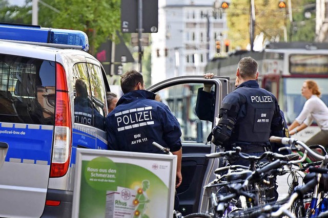 Die grere Polizeiprsenz in Freiburg zeitigt erste Erfolge.   | Foto: Michael Bamberger