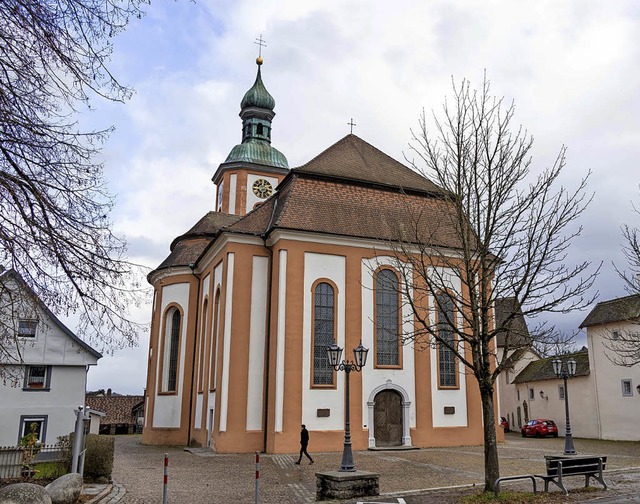 Die Kirche &#8222;Mari Himmelfahrt&#8...berger Baumeister Peter Thumb erbaut.   | Foto: Rosa