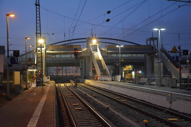 Kurz vor der Fertigstellung: Der neue ...nenstadt an den Nahverkehr verbessern.  | Foto: Hannes Lauber