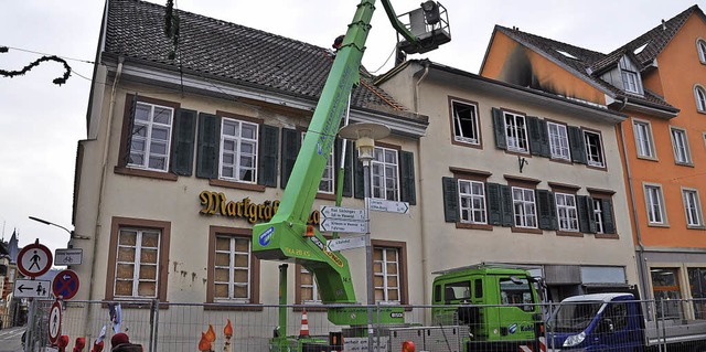 Fassadensicherung am Uehlin-Areal  | Foto: Nicolai Kapitz