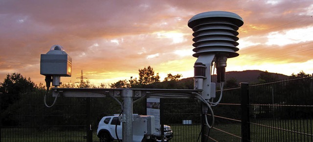 Schne Sonnenauf-und untergnge gab es...bei der Wetterstation am Quici-Hgel.   | Foto: Helmut Kohler