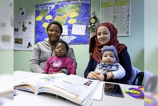 Der bundesweit einzige Berufssprachkurs fr Eltern mit Kleinkindern soll Integration erleichtern