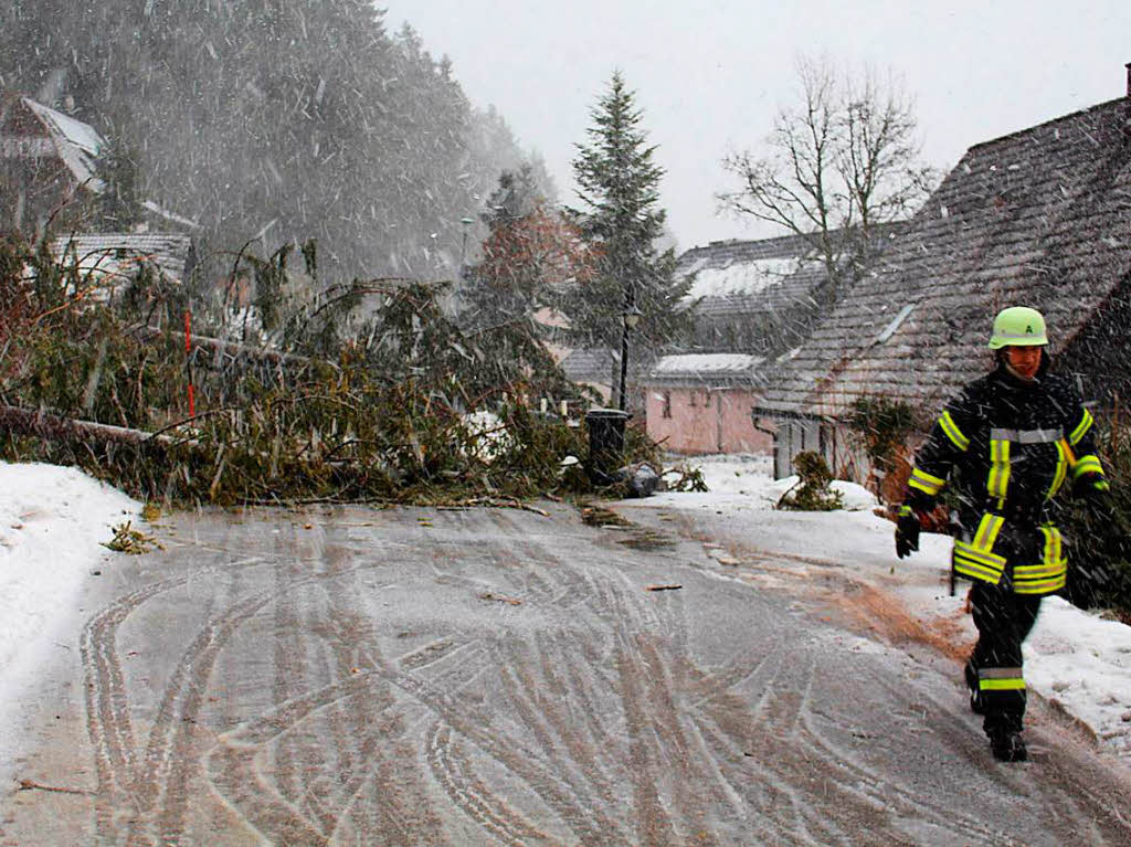 Im gesamten Hochschwarzwald hat Sturmtief Burglind Schäden angerichtet Im gesamten Hochschwarzwald hat Sturmtief Burglind Schäden angerichtet