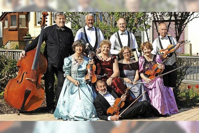 Mit dem Obermittinger Salonorchester in Hchenschwand