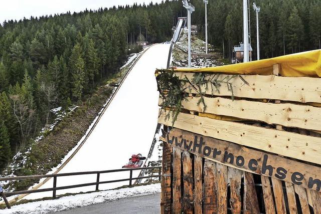 Schanze frei trotz Orkan im Schmiedsbachtal