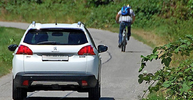 Immer wieder fahren Unbefugte auf dem ...e Stadt nun einen Riegel vorschieben.   | Foto: Frey