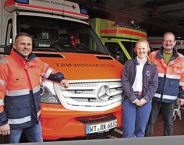 Jos Morla, Leonie Strin und Peter Hof...t fr die kommenden Jahre fit machen.   | Foto: Jrn Kerckhoff