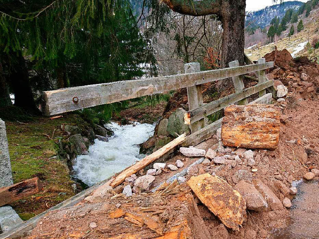 Hochwasserschden im Schwarzwald